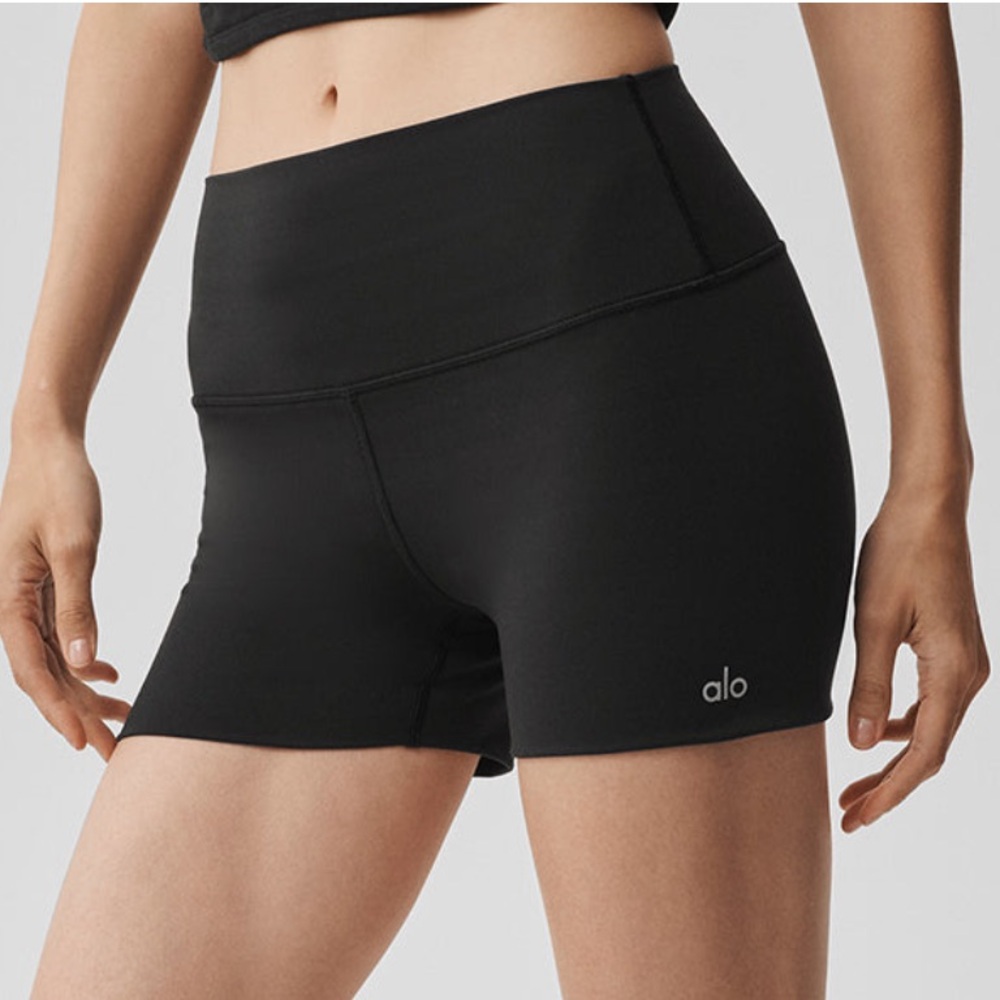Alo Yoga 3” Alosoft High-Waist Carefree Short in Black